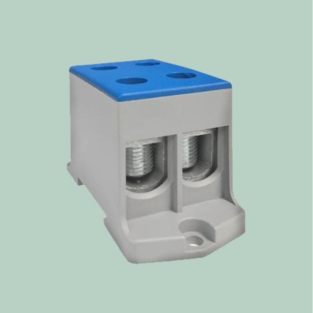Клемма силовая вводная двойная КСВ 16-95 синяя