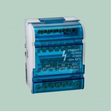 Шина нулевая в корпусе ШК 407 (4х7 групп)  Шина нулевая в корпусе ШК 407 (4х7 групп)