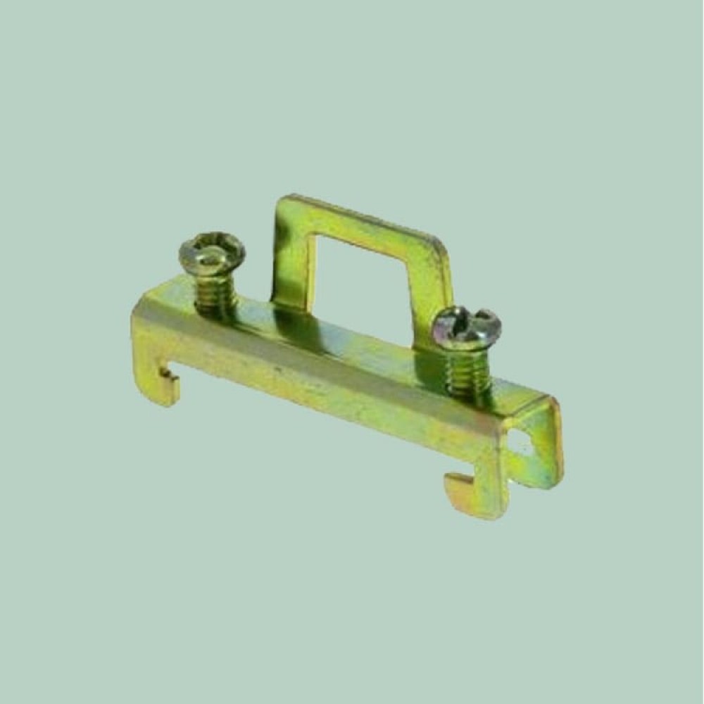 Зажим на DIN-рейку латунь 2 винта 