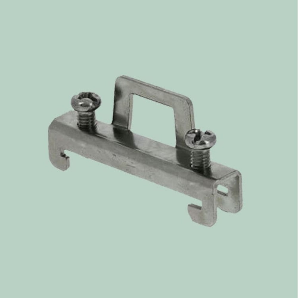 Зажим на DIN-рейку металлический 2 винта 