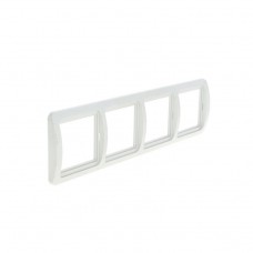 Рамка 4-местная гор-ая белая Лондон PROxima EKF