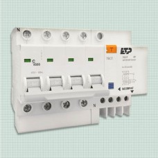 Дифференциальный автомат ETP АД-4 4P 10А/30мА   Дифференциальный автомат ETP АД-4 4P 10А/30мА