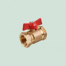 Кран шаровой 11Б27п5 ВР ДУ 25 бабочка Цветлит