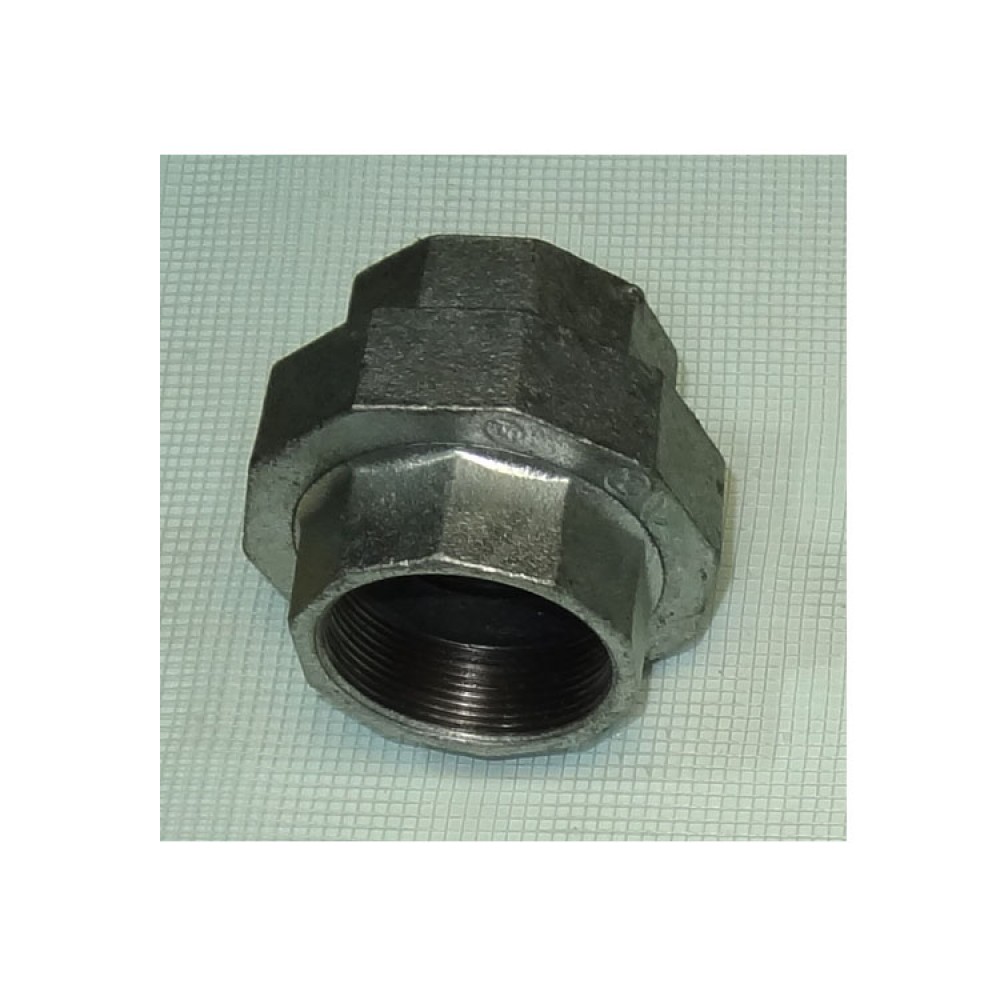 Разъемное соединение (американка) чугунное Ду 50 (2") ВР прямое оцинкованное