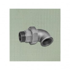 Разъемное соединение (американка) ВР/НР Ду 20 (3/4") угловое чугунное оцинк.