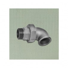 Разъемное соединение (американка) ВР/НР Ду 25 (1") угловое чугунное оцинк. Разъемное соединение (американка) ВР/НР Ду 25 (1") угловое чугунное оцинк.