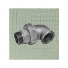 Разъемное соединение (американка) ВР/НР Ду 32 (1 1/4") угловое чугунное оцинк.