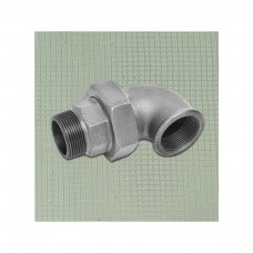 Разъемное соединение (американка) ВР/НР Ду 40 (1 1/4") угловое чугунное оцинк.