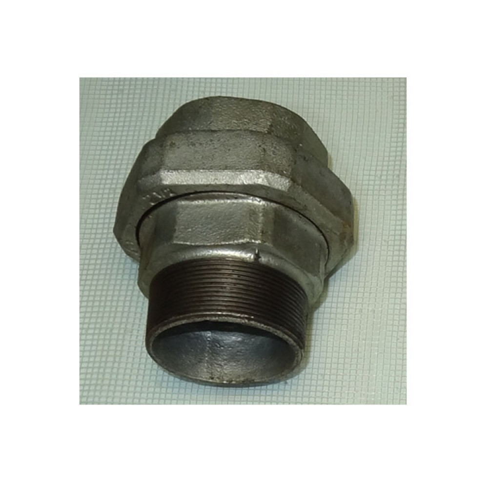 Разъемное соединение (американка) ВР/НР Ду 65 (2 1/2") прямое чугунное оцинк.