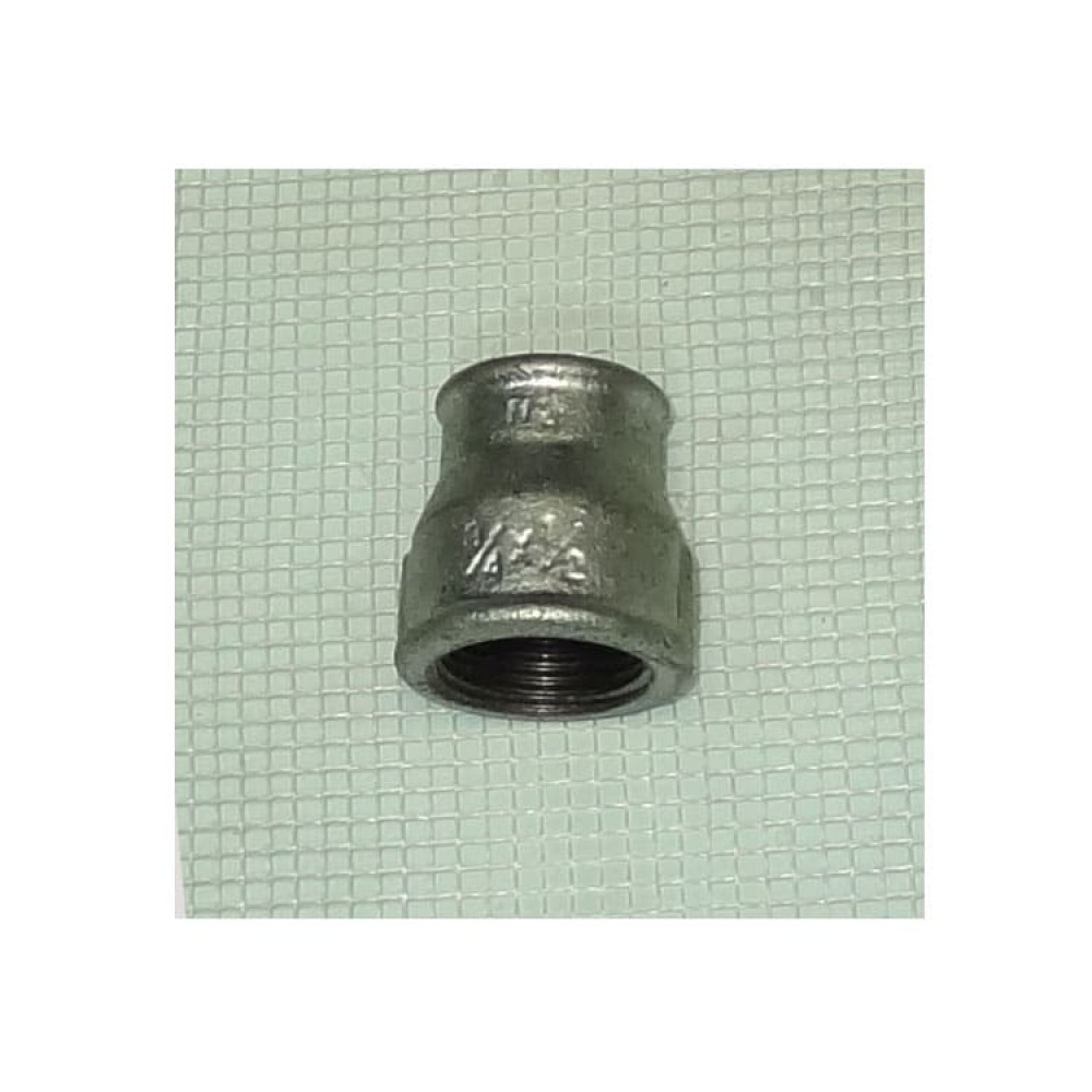 Муфта чугунная переходная оцинк. Ду 20х15 (3/4"х1/2")