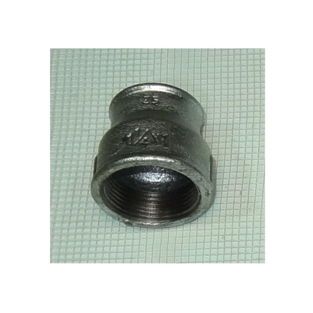 Муфта чугунная переходная оцинк. Ду 32х25 (1 1/4"х1")