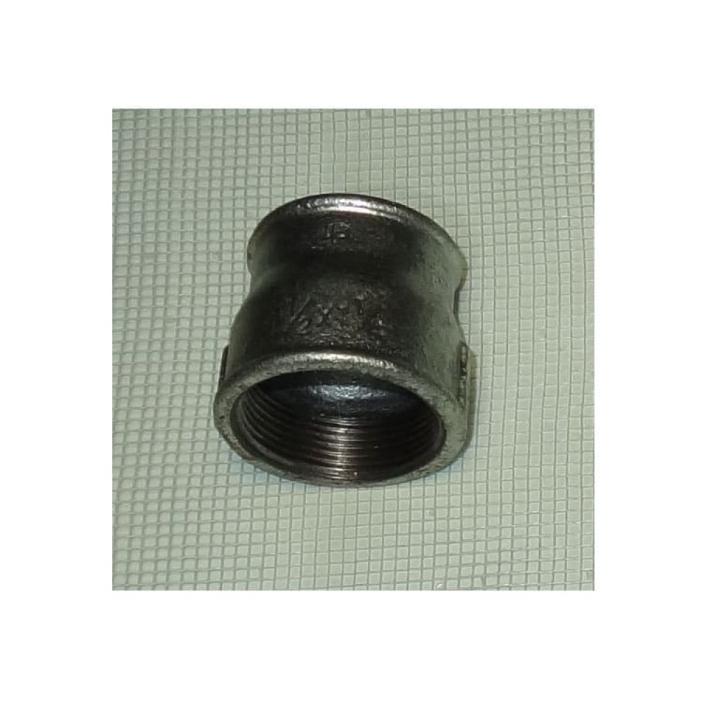 Муфта чугунная переходная оцинк. Ду 40х32 (1 1/2"х1 1/4")