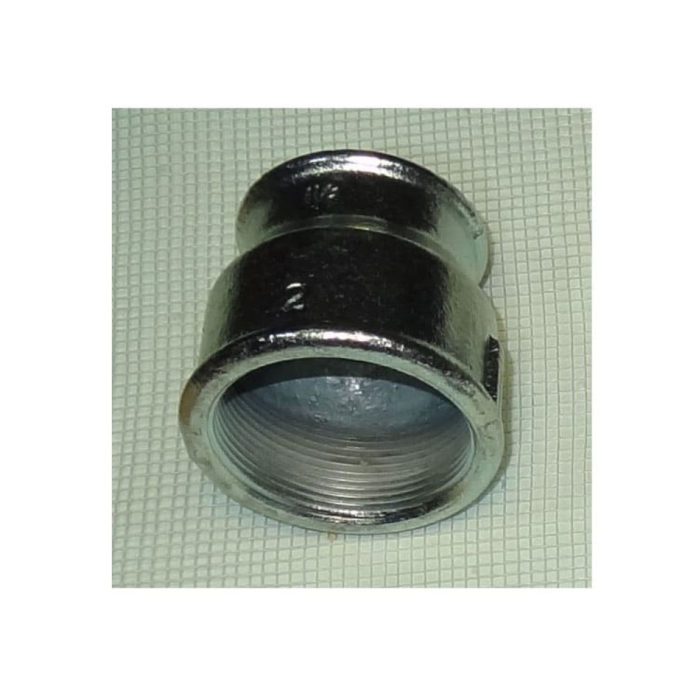 Муфта чугунная переходная оцинк. Ду 50х40 (2"х1 1/2")