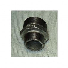 Ниппель чугунный оцинкованный Ду 50х40 (2"х1 1/2")