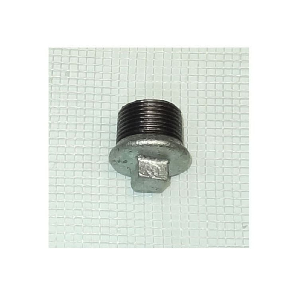 Пробка чугунная оцинкованная НР Ду 20 (3/4")