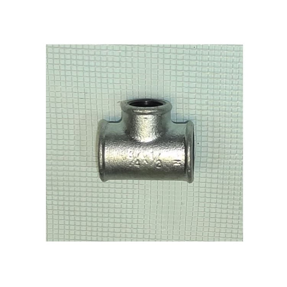 Тройник чугунный оцинк. Ду 20х15х20 (3/4"х1/2"х3/4")