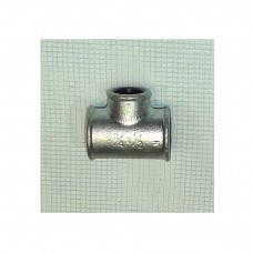 Тройник чугунный оцинк. Ду 20х15х20 (3/4"х1/2"х3/4") 