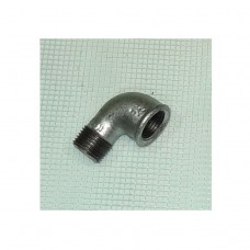 Угольник чугунный оцинкованный Ду 15 (1/2") ВР/НР