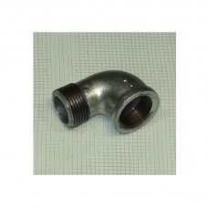 Угольник чугунный оцинкованный Ду 20 (3/4") ВР/НР