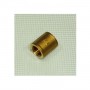 Муфта латунная (никелированная) Ду 15 (1/2")
