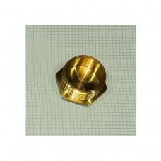 Пробка латунная (никелированная) Ду 32 (1 1/4")