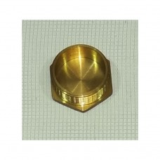 Пробка латунная (никелированная) Ду 40 (1 1/2")