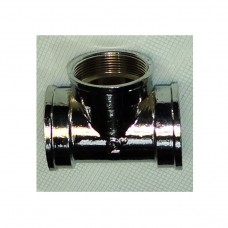 Тройник латунный МММ (никелированный) Ду 50 (2”)   