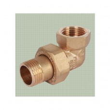 Соединение угловое Ду 40 (1 ½") (никелированное)