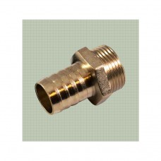 Штуцер латунный Ду 18 (никелированный) 