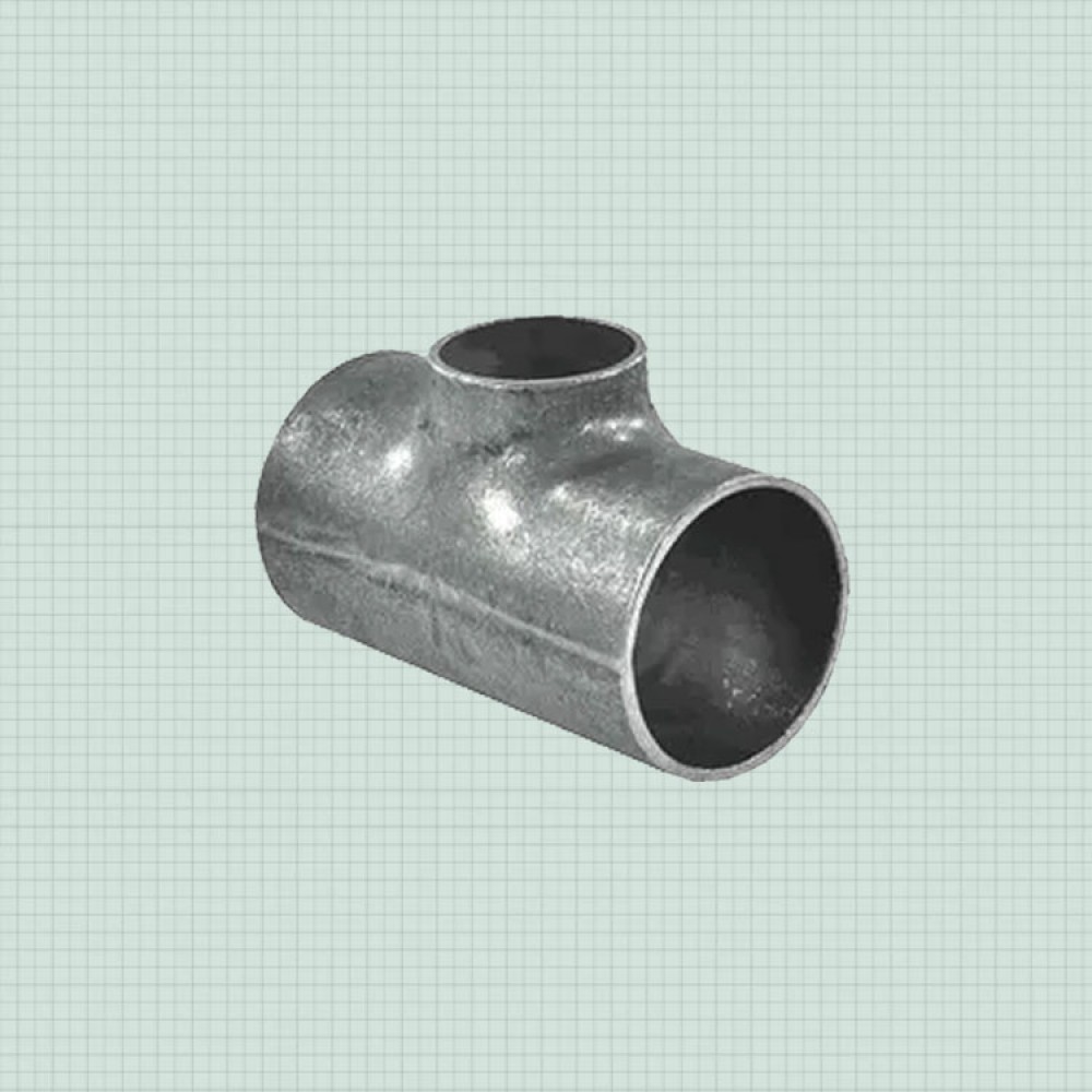Тройник переходной оцинкованный стальной Ду 57х45