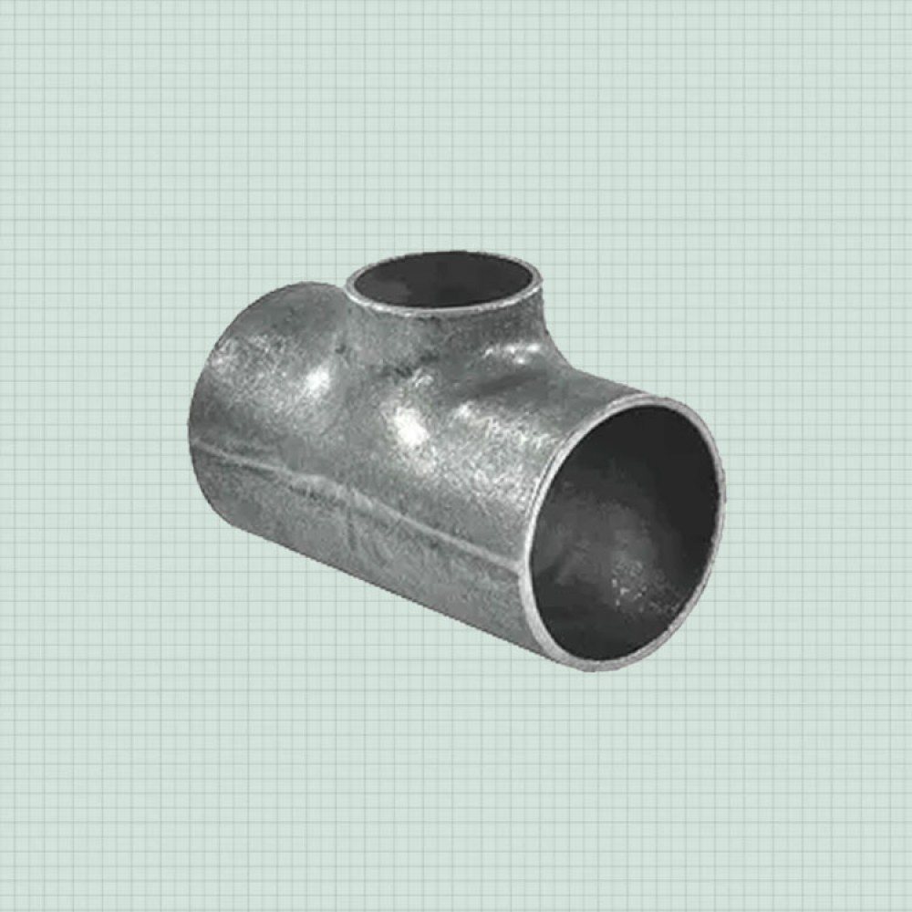 Тройник переходной оцинкованный стальной Ду 76х45