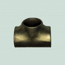 Тройник оцинкованный стальной литой Ду 32 (1 1/4")