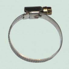 Хомут червячный 100-130 мм. оцинкованный