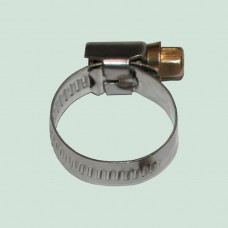 Хомут червячный 32-44 мм. оцинкованный