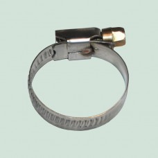 Хомут червячный 44-64 мм. оцинкованный