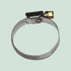 Хомут червячный 60-80 мм. оцинкованный