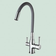 Смеситель для кухни с гибким изливом Frap F4396