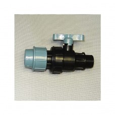 Кран шаровой НР ПНД  Ду 32х1" разъёмный