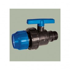 Кран шаровой НР ПНД  Ду 50х1/2" разъёмный