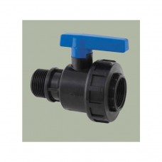 Кран шаровой НР/ВР ПНД  Ду 1"х1" 