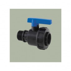 Кран шаровой НР/ВР ПНД  Ду 1/2"х1/2" 