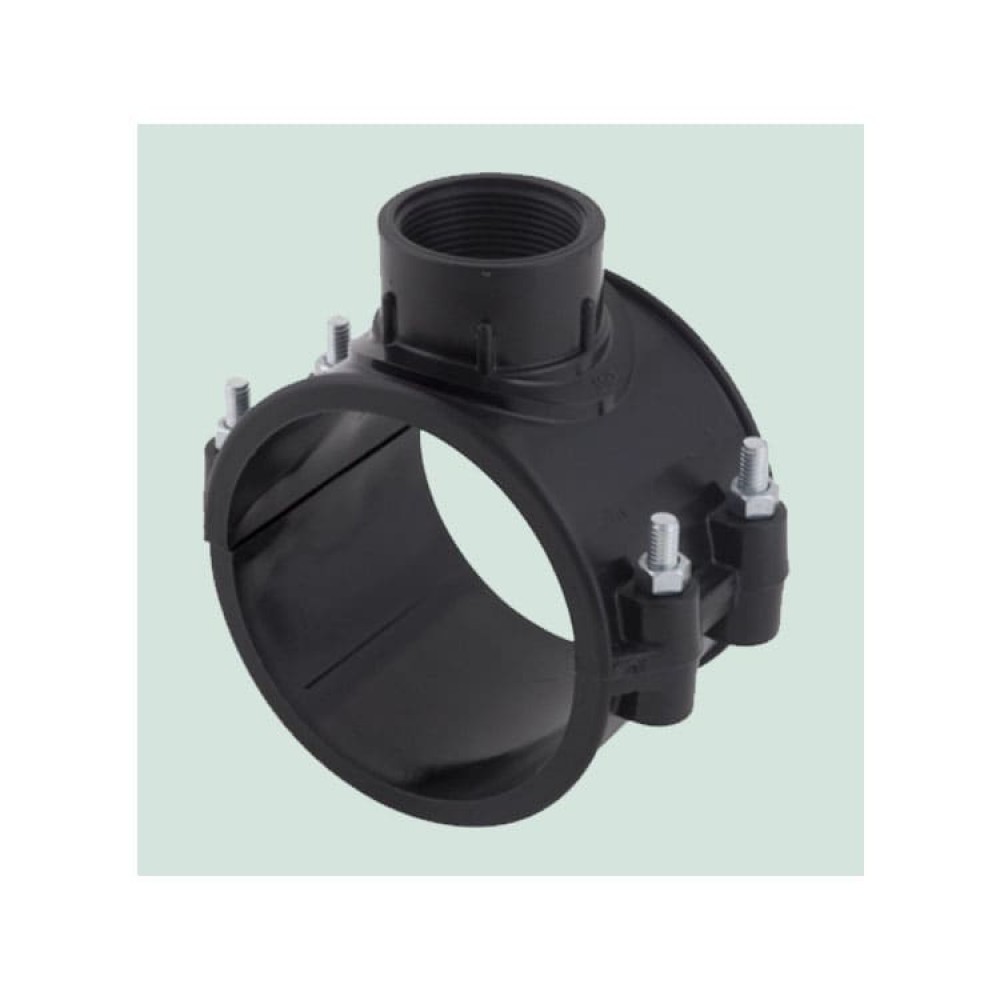 Седло зажимное ВР ПНД  Ду 75х2" 