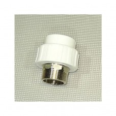 Муфта белая комбинированная ПП НР Ду 40х1 1/4”