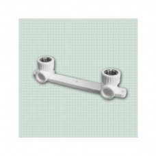 Комплект для смесителя настенный белый ПП 20х1/2"