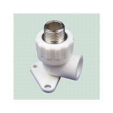 Водорозетка белая ПП НР 25х3/4"