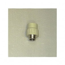 Муфта серая комбинированная ПП НР Ду 20х1/2"