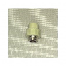Муфта серая комбинированная ПП НР Ду 20х3/4"