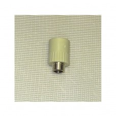 Муфта серая комбинированная ПП НР Ду 25х1/2"