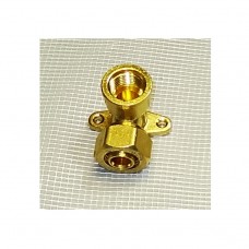 Угольник обжим с креплением (водорозетка) с ВР 20х1/2"