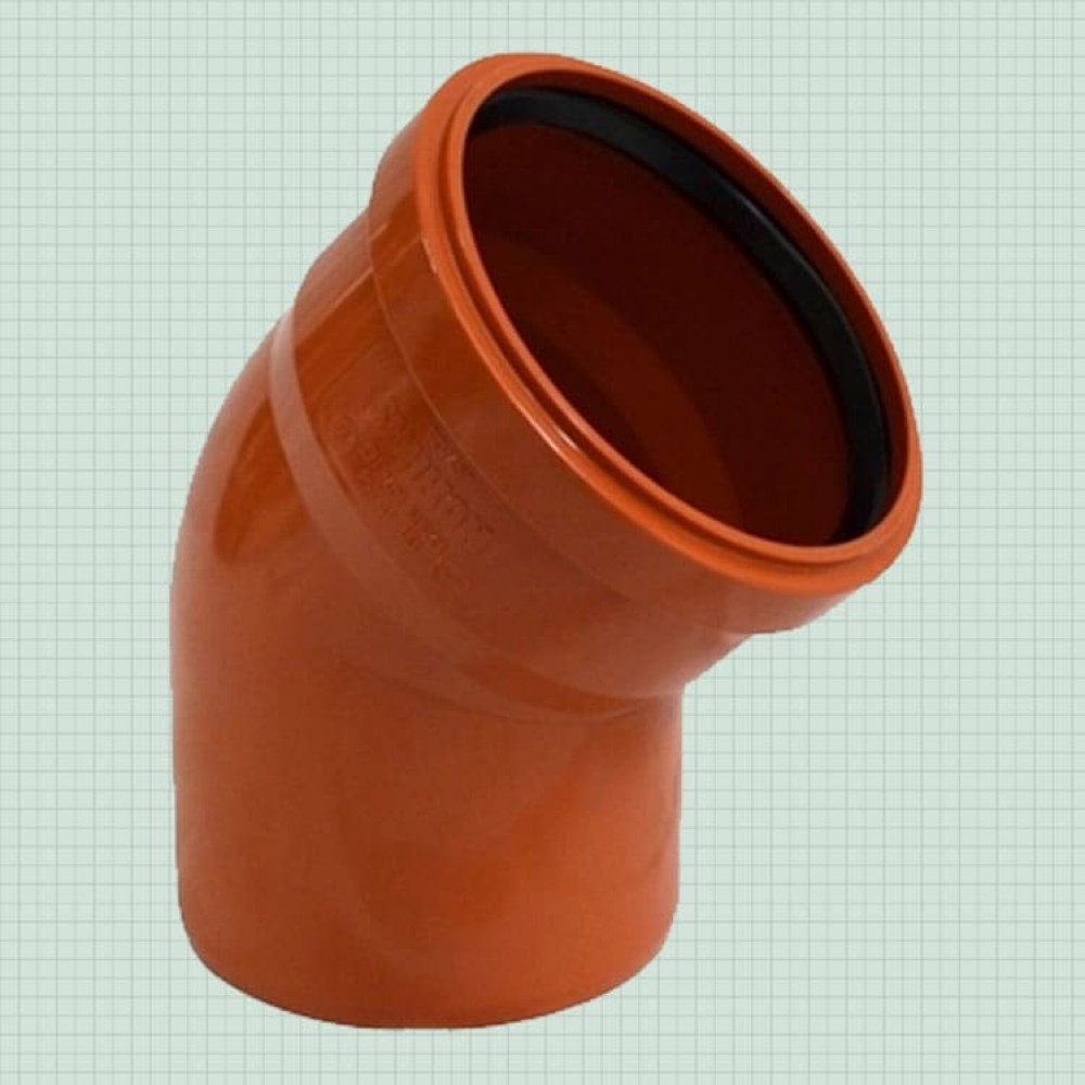 Отвод наружный Ду 200х45°